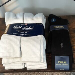 Polo by Ralph/ Gold label Crew Sock Bundle